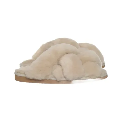 Slippers (Beige) van Shepherd Leer, Wol