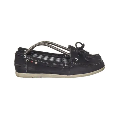 Boat shoes (Black) from Tamaris Active Leather
