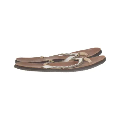 Flip Flops (Braun, Weiß) von Marine Scandinavian Sportswear Leder