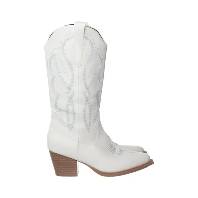 Bottes de cow-boy (Blanc)