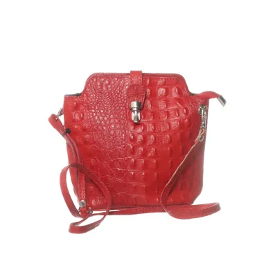 Sac à bandoulière (Rouge) de Borse in Pelle Cuir