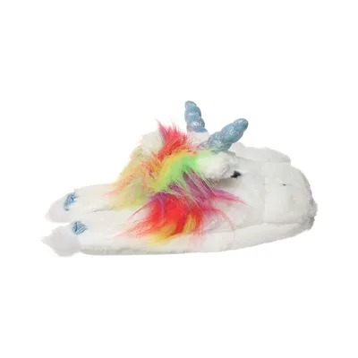 Slippers (White, Multicolored) from ASOS Polyester