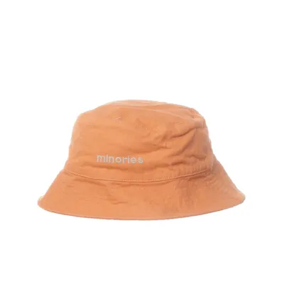 Bucket hat (Oranje) van Minories Katoen