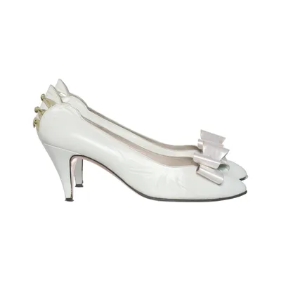 Pumps (Weiß) von Súbret Leder