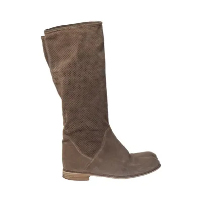 Bottes (Beige) de Lavorazione Artigiana Cuir