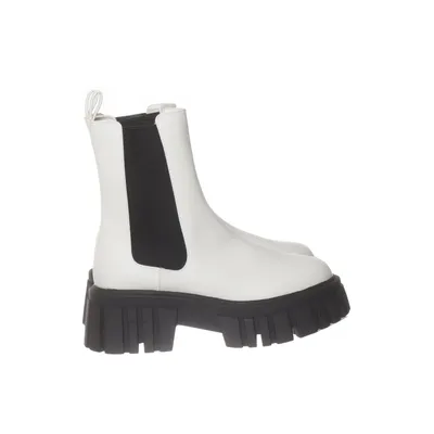 Chelsea boots (Hvid, Sort) fra NLY