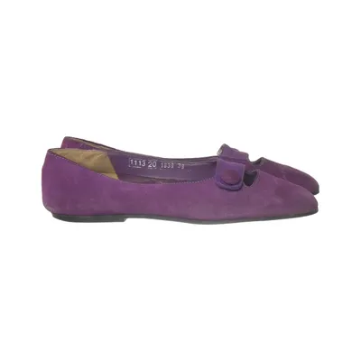 Ballet flats (Purple) from Okidoki Leather