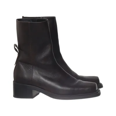 Ankle boots (Brown) from Blankens Leather