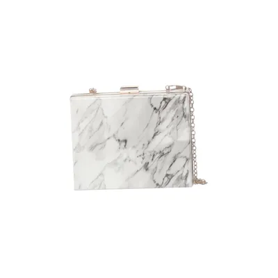 Axelremsväska (Vit, Svart, Guldfärgad) från New Look