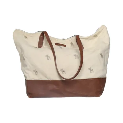 Håndtaske (Beige, Brun) fra Abercrombie & Fitch Elastan, Polyester