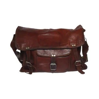 Shoulder-bag (Brown) from Gusti Leder