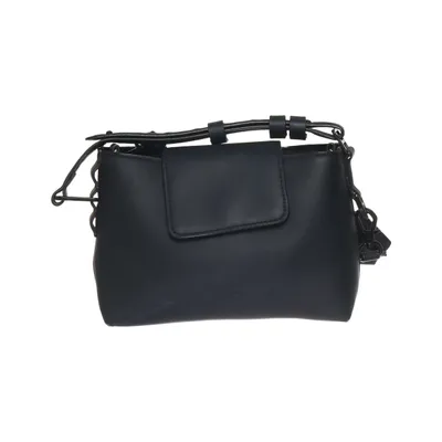 Shoulder-bag (Black) from Gaston Luga Polyurethane, Recycled polyester