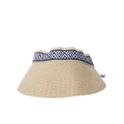 Skærm (Beige, Blå) fra SEA Minkpels, Polyester