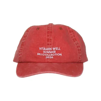 Baseballkeps (Röd) från Vitamin Well