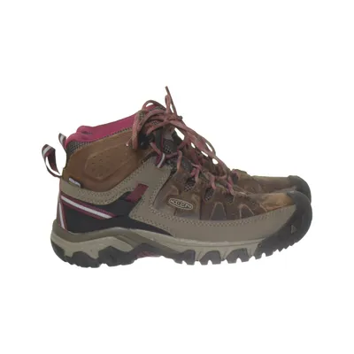 Hoge wandelschoenen (Bruin, Grijs, Roze) van Keen Leer