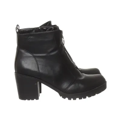 Laarzen met hak (Zwart) van Lucky Shoes Imitatieleer
