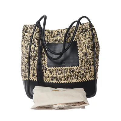 Sac à main (Jaune, Noir) de Ulla Johnson Polyester, Cuir