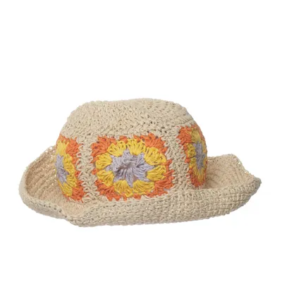 Stråhatt (Beige, Flerfärgad) från Natura
