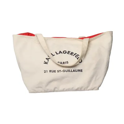 Canvas tas (Beige, Zwart) van Karl Lagerfeld