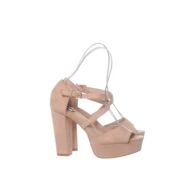 High heel sandals (Pink) from Queen Lina Suede