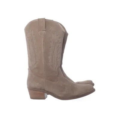 Cowboystøvler (Beige) Læder