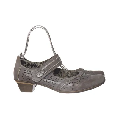 Ballet flats (Gray) from Rieker Antistress Leather
