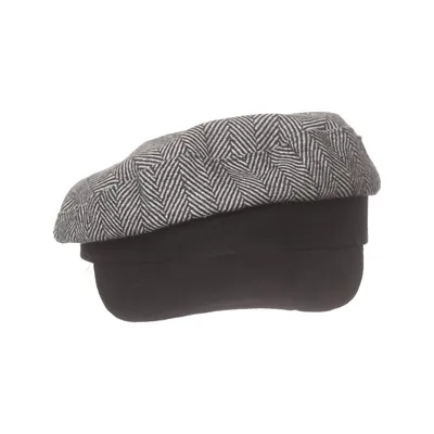 Newsboy cap (Black, Gray, White) from Weekend Vibes Acrylic, Cotton, Polyamide, Polyester, Viscose, Wool