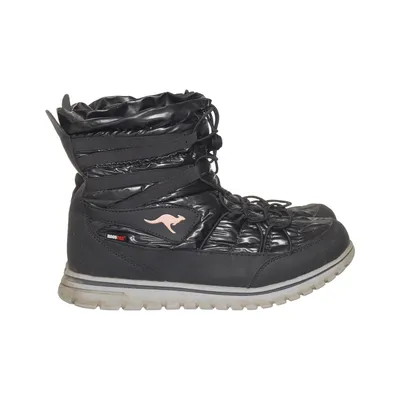 Bottes à lacets (Noir) de Kangaroos