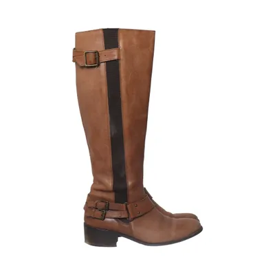 Bottes (Marron) de Springyard Cuir