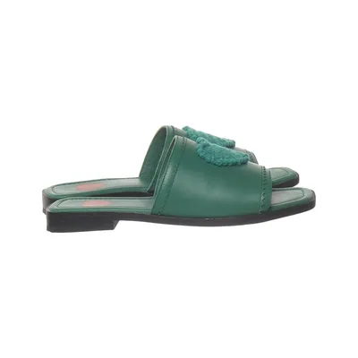 Mules (Vert) de Love Moschino