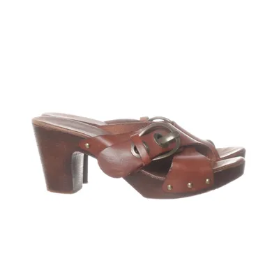 Mules (Brown) from Ilse Jacobsen Hornbæk Leather