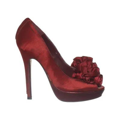 High heel sandals (Red) from Belle