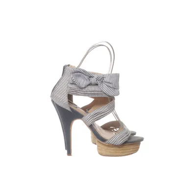 High heel sandals (Blue, White) from 3 Suisses Collection
