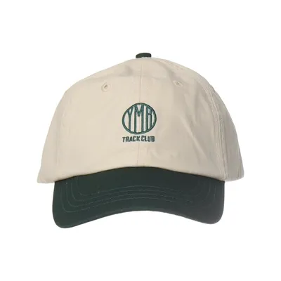 Baseball cap (White, Green) from YMR Track Club