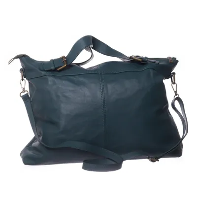 Sac à bandoulière (Vert) de Borse in Pelle Cuir