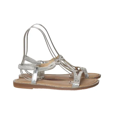 Sandals (Silver) from Fama Elastane