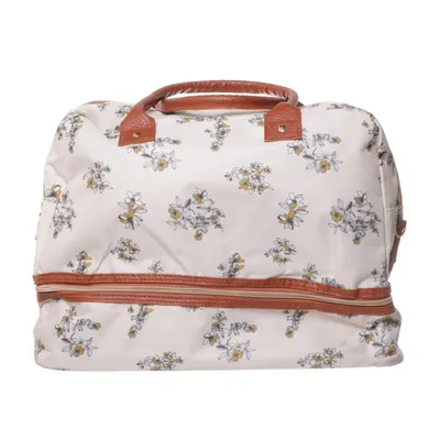 Weekendtaske (Beige, Flerfarvet)