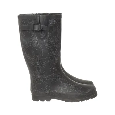 Rubber boots (Black, White)