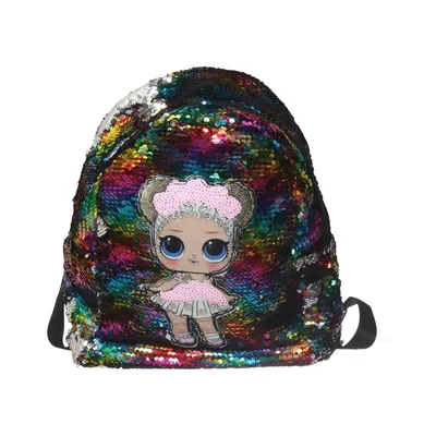 Backpack (Black, Multicolored) from LOL