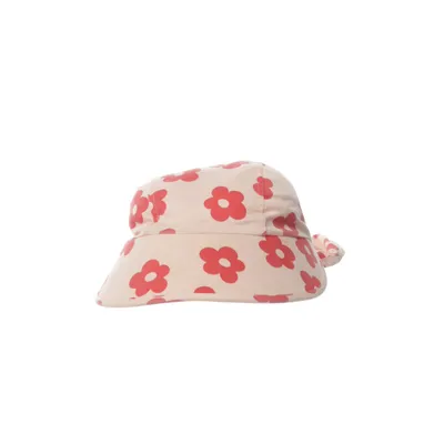 UV-keps (Beige, Röd) från Mini Rodini Ekologisk bomull, Elastan