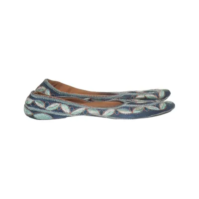 Ballerines (Bleu, Multicolore) Cuir