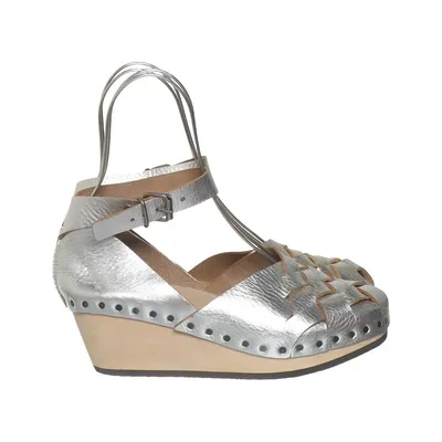 Clogs (Silver) from Trippen