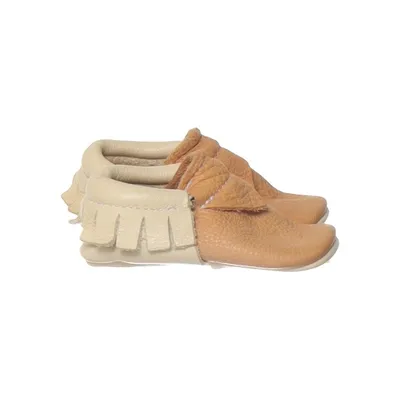 Chaussons pour bébé (Beige, Marron) de Petit Nord Cuir