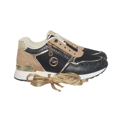 Baskets (Noir, Beige) de NK