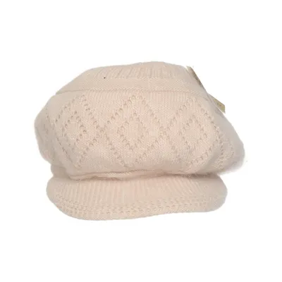 Flat cap (Beige) from Major Wear Acrylic, Angora