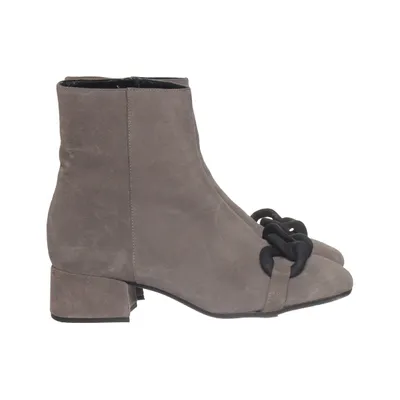 Heeled boots (Gray) from Alberville Leather