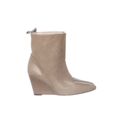 Enkellaarzen (Beige) van Alba Moda