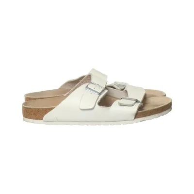 Mules (Blanc) de Birkenstock Cuir
