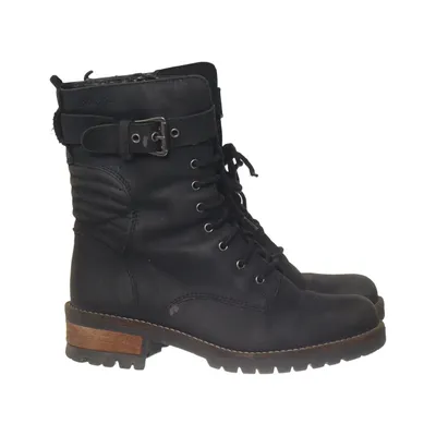 Laced boots (Black) from Rosa Negra