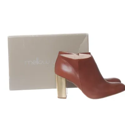 Heeled boots (Brown, Gold) from Mellow Yellow